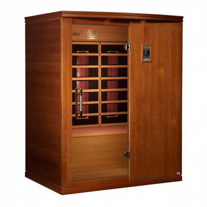 Madrid Elite 3 Person Low EMF Infrared Lighting Home Sauna